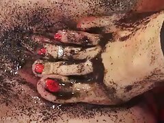סרט גרביים עם MandyQ מצלמות סקס לייב המפתה מבית StasyQ